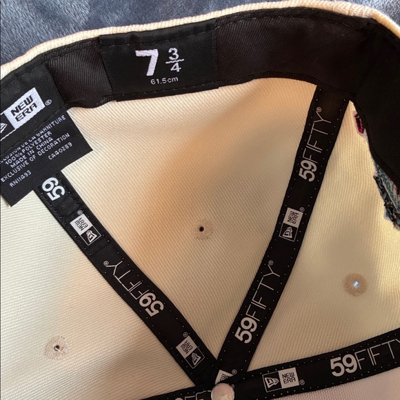 New Era Cream and Pink Women's Hat | NWOT - Picture 5 of 5